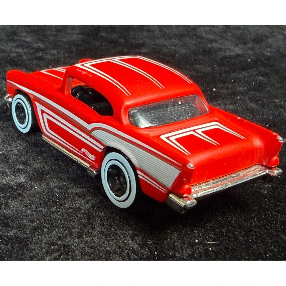 Hot Wheels-Chevy Nomad, 57 Chevy Bel Air Red Flame & Pinstripe, Diecast Lot of 3